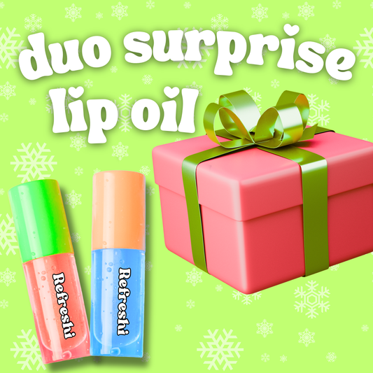 MYSTERY LIP OIL DUO CHRISTMAS TREE ORNAMENT