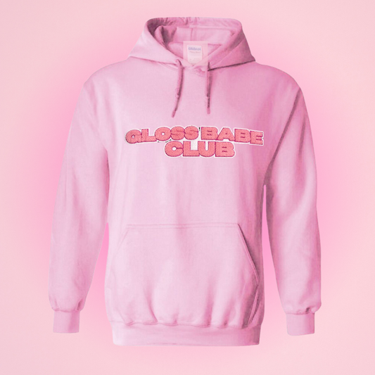 Pink Lover Fluffy Gloss Babe Hoodie