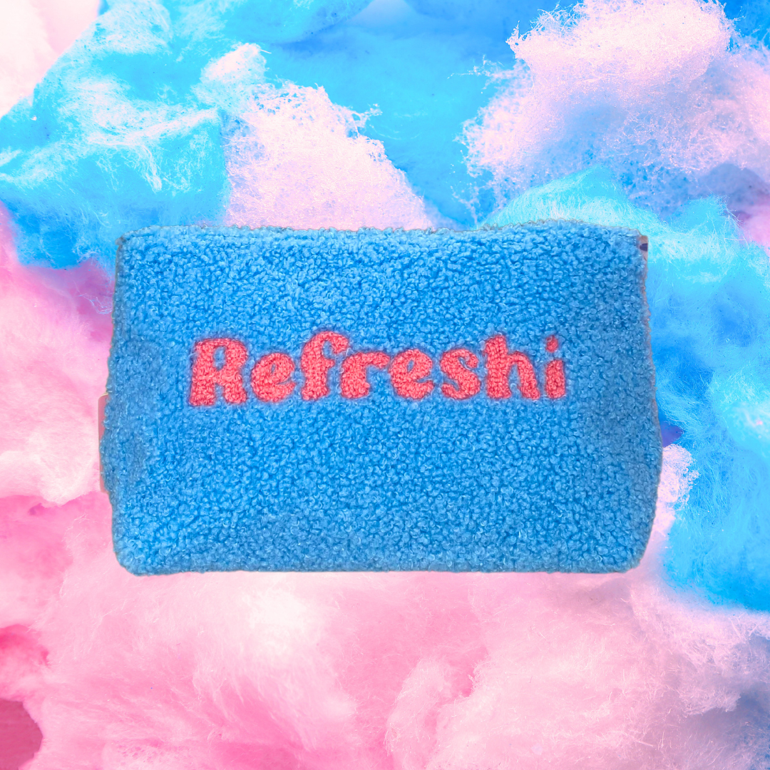 Cotton Candy Fluffy Makeup Bag