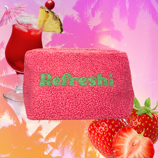 Strawberry Daquiri Makeup Bag