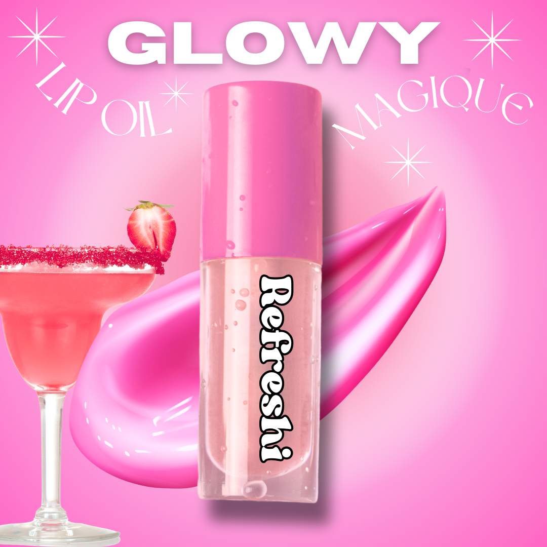 Glowy Color Changing Pink Lip Oil