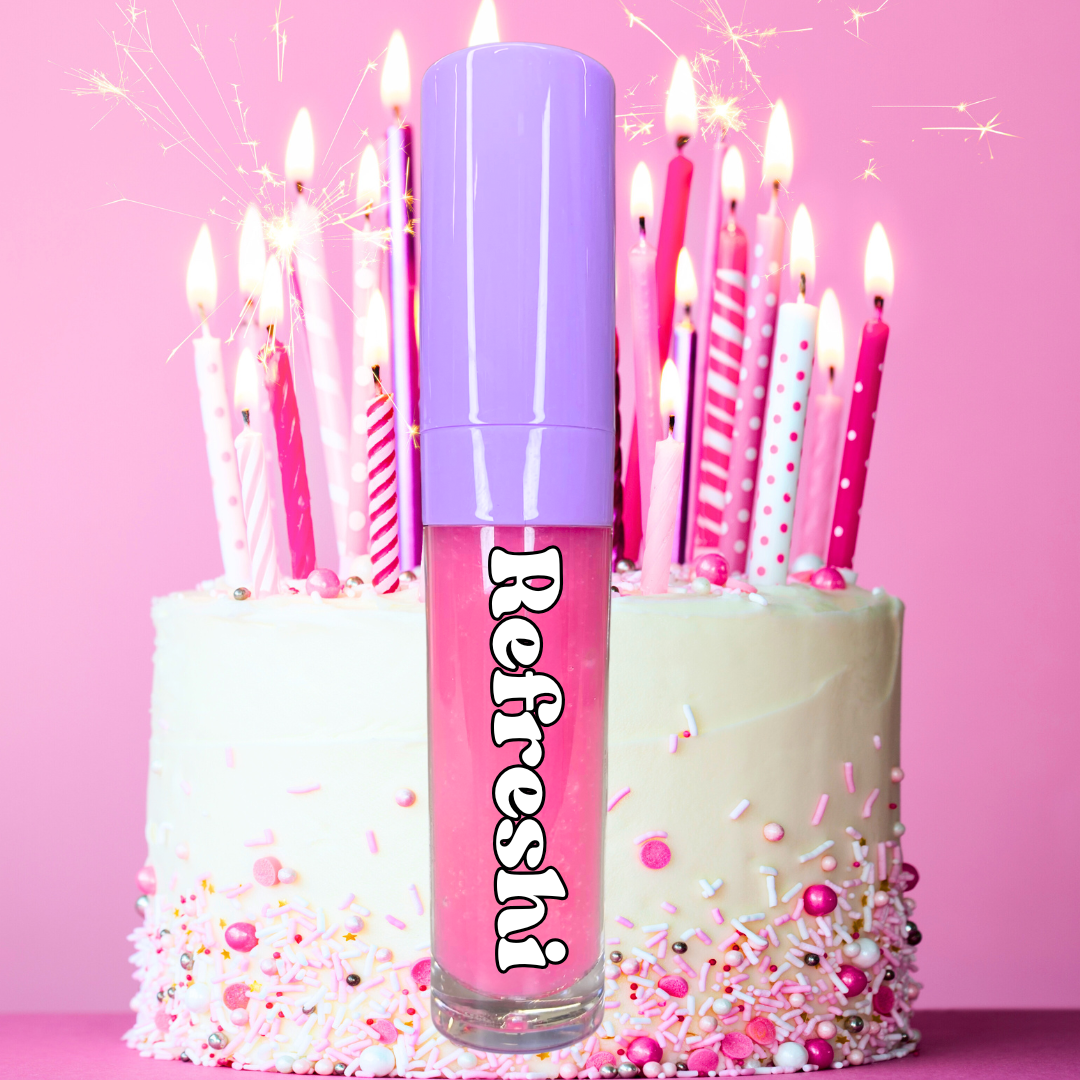 Birthday Cake Lip Pillow Gloss